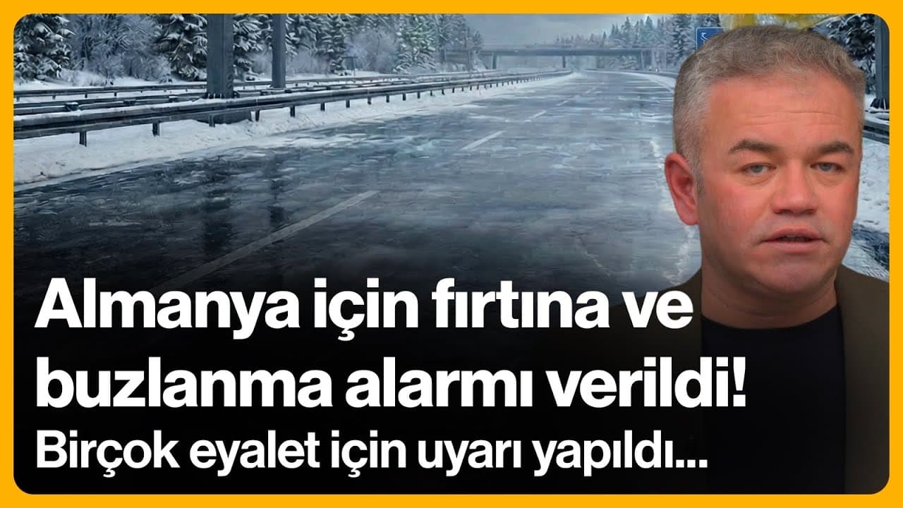 Almanya İçin Fırtına ve Buzlanma Alarmı! Birçok Eyalet İçin Uyarı Yapıldı... | 3 Aralık 2025