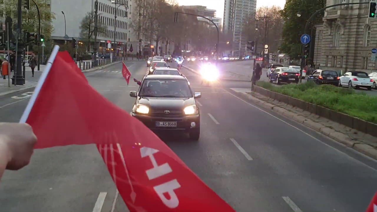 CHP Berlin Birliği Araç Konvoyu