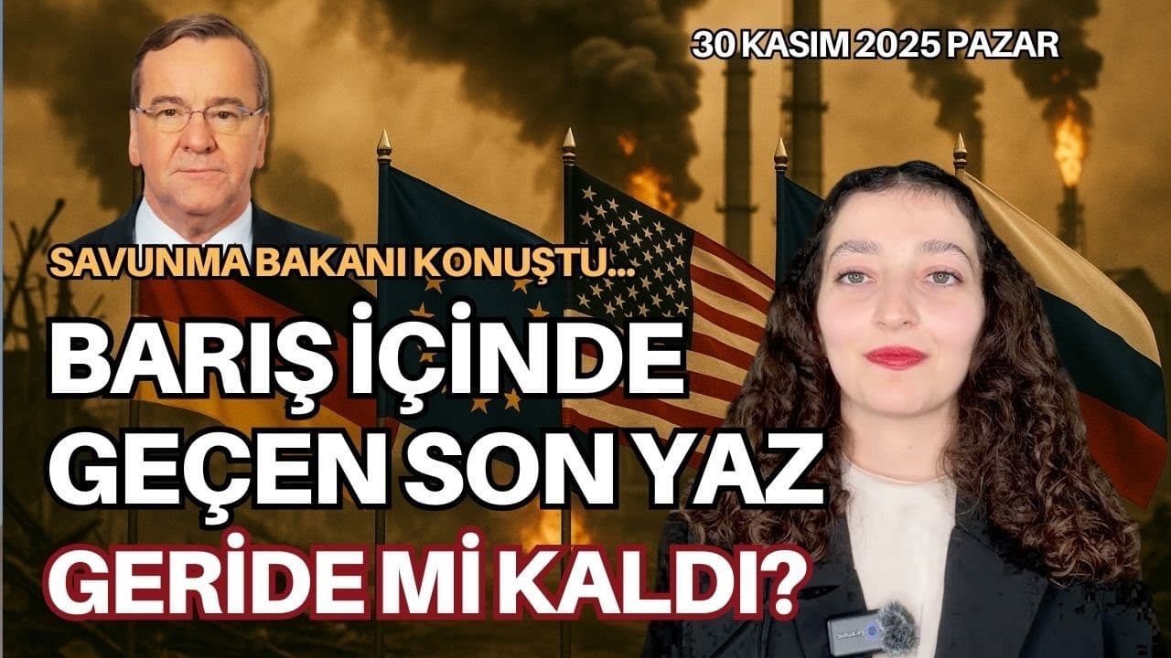 Almanya'nın gizli savaş planı sızdı! |  30 Kasım 2025 Pazar - Sinem Nazlı Demir