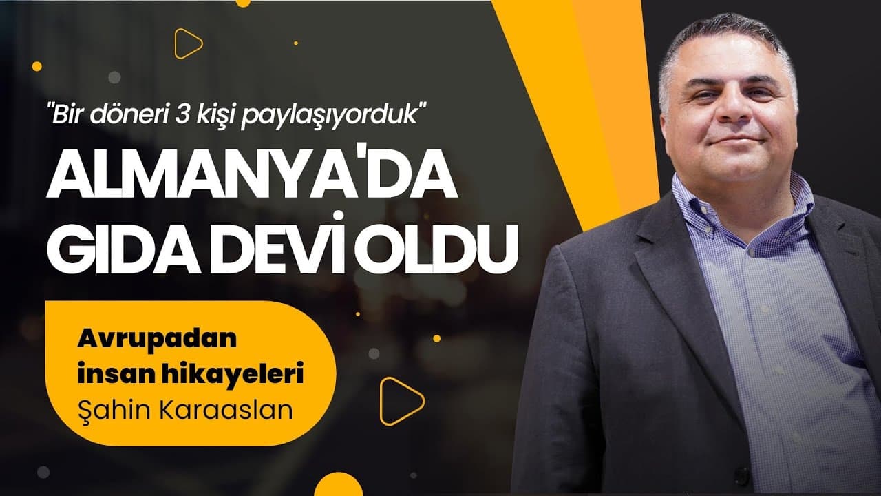 10 metrekare dükkandan Almanya'nın zirvesine: Şahin Karaaslan