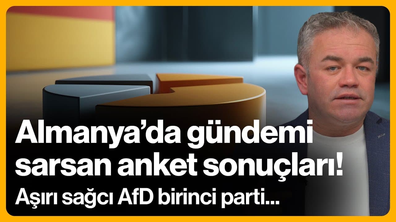 Almanya'da gündemi sarsan anket sonuçları! Aşırı sağcı AfD birinci parti... | 24 Kasım 2025