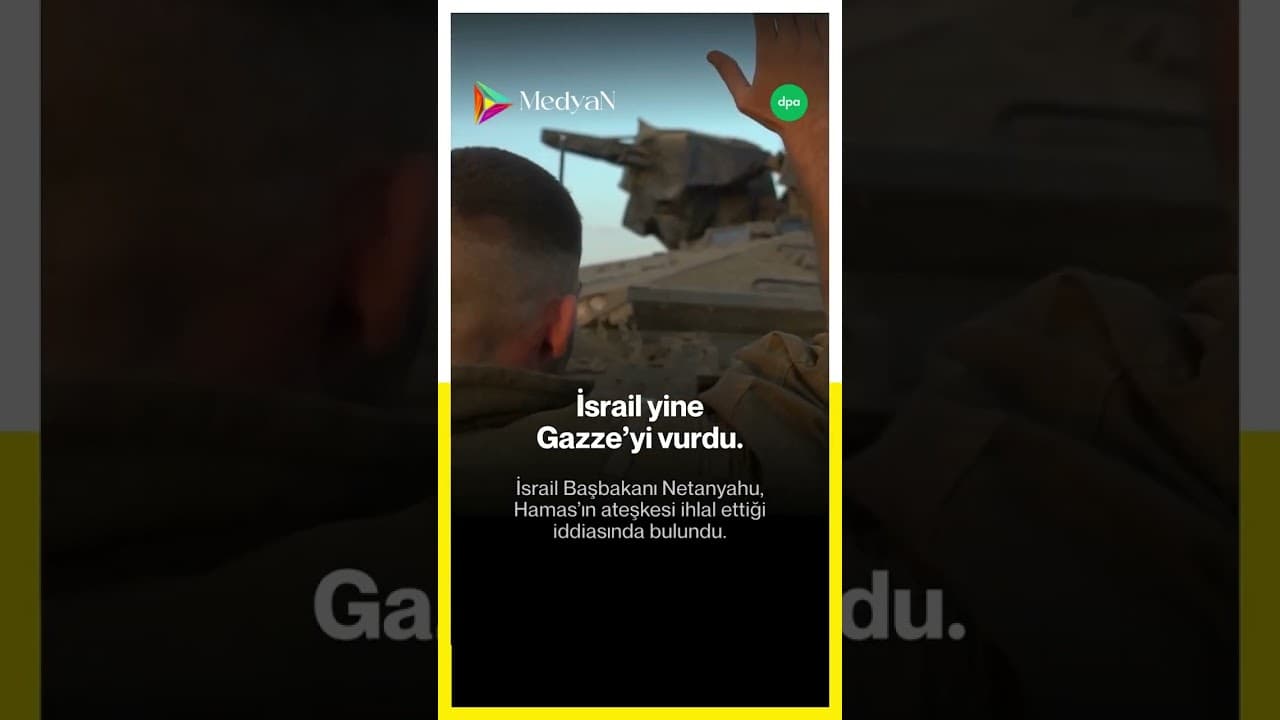 #İsrail yine #Gazze'yi vurdu #almanya #türkçe #haber