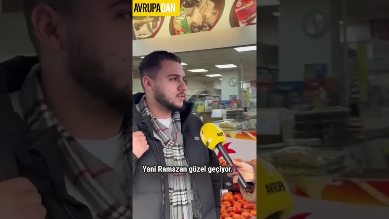 Gurbetçilere sorduk: Avrupa'da #Ramazan nasıl geçiyor? - Sinem Nazlı Demir