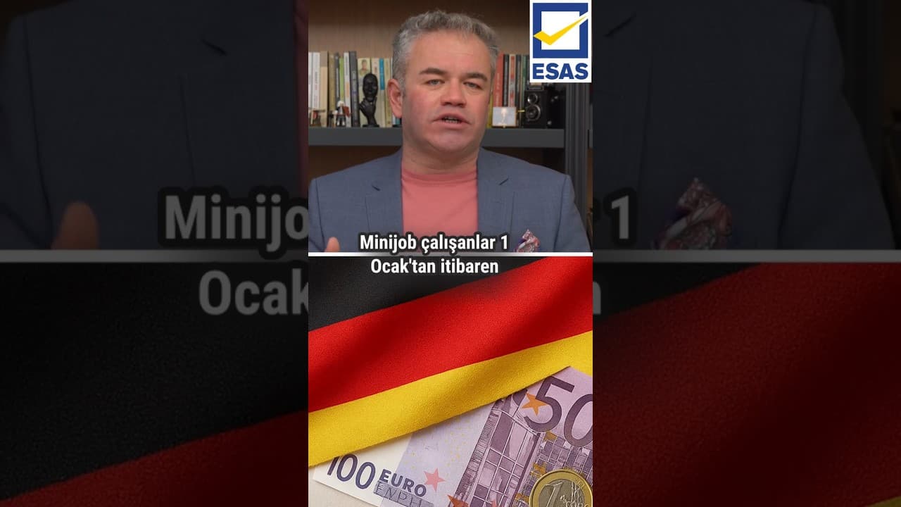 Almanya'da minijob ve asgari ücrete zam geliyor!