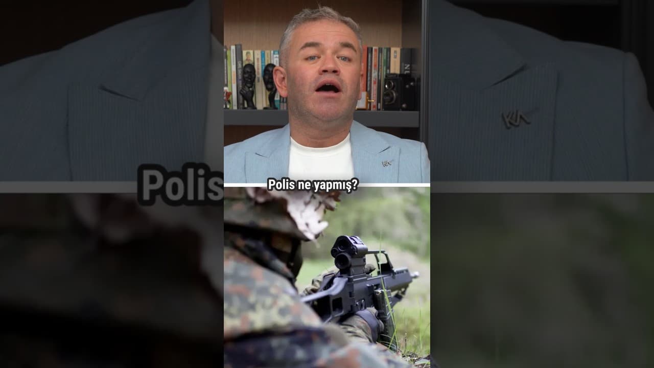 Almanya'da askerle polis çatıştı!
