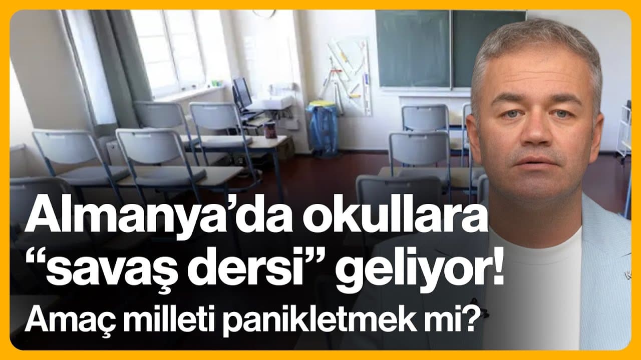 Almanya'da okullara "savaş dersi" geliyor! Amaç panikletmek mi? | 27 Ekim 2025 | Oktan Erdikmen