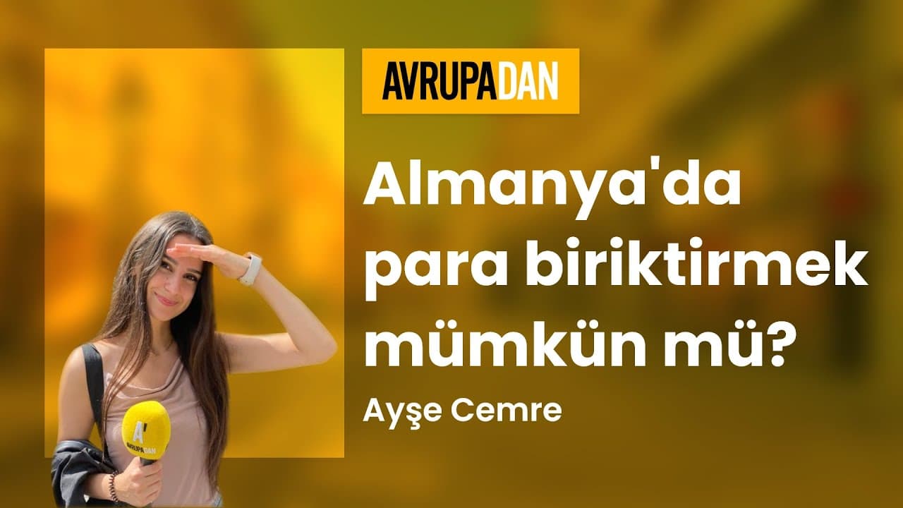 Almanya'da para biriktirmek mümkün mü? - Avrupadan sokak röportajları