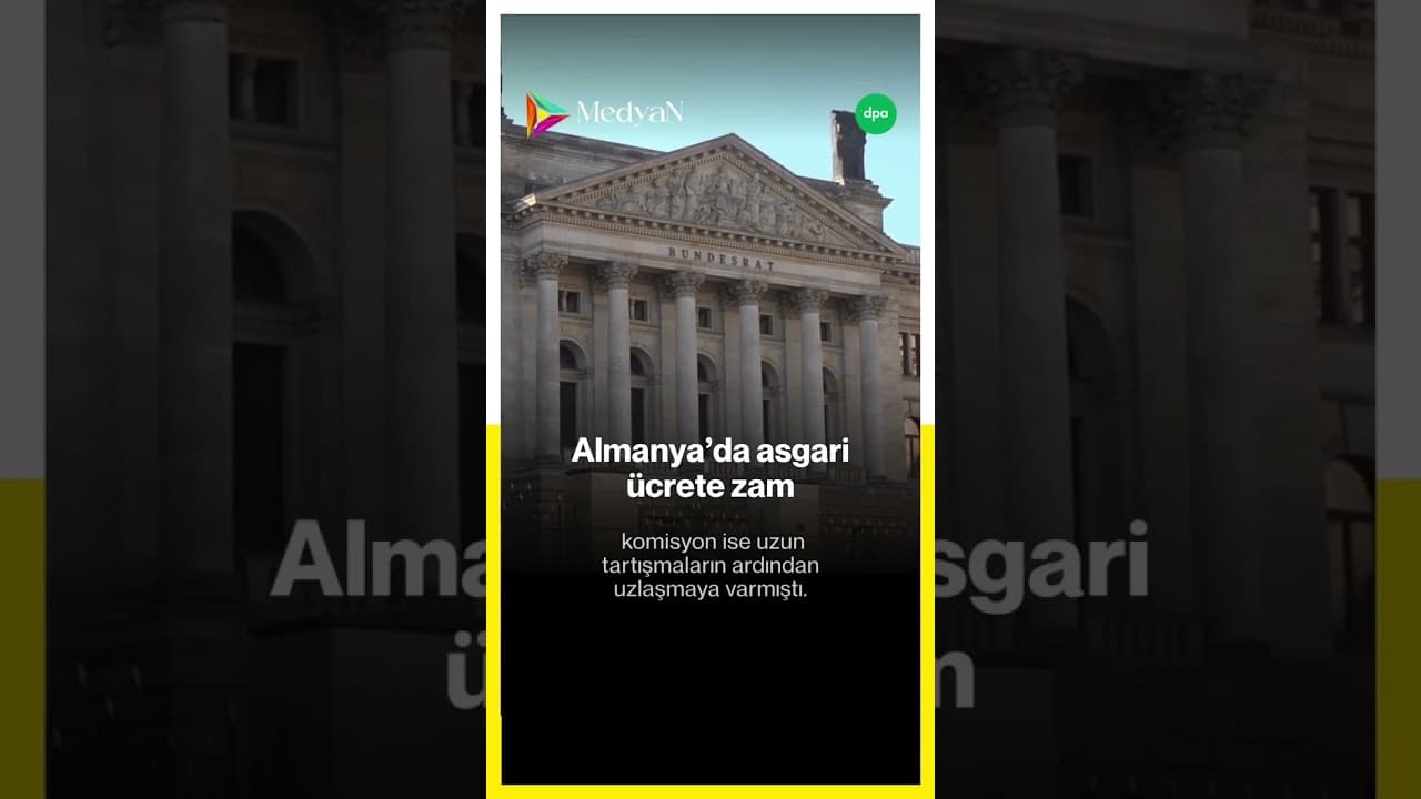 Almanya’da asgari ücret 2026’da 13,90 euroya çıkıyor 💶 #almanya #türkçe #haber