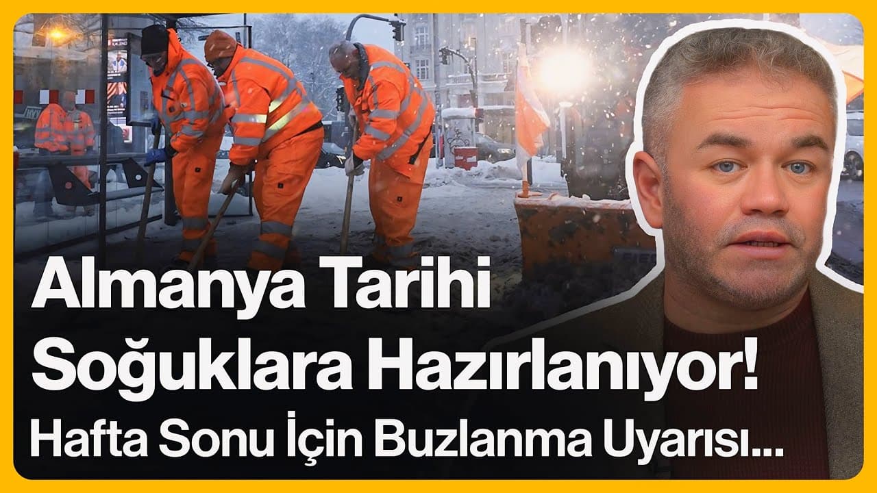 Almanya Tarihi Soğuklara Hazırlanıyor! Hafta Sonu İçin Buzlanma Uyarısı... | 9 Ocak 2026
