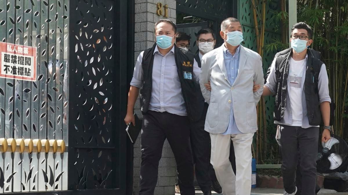 Hong Kong'ta Medya Devi Lai Tutuklandı