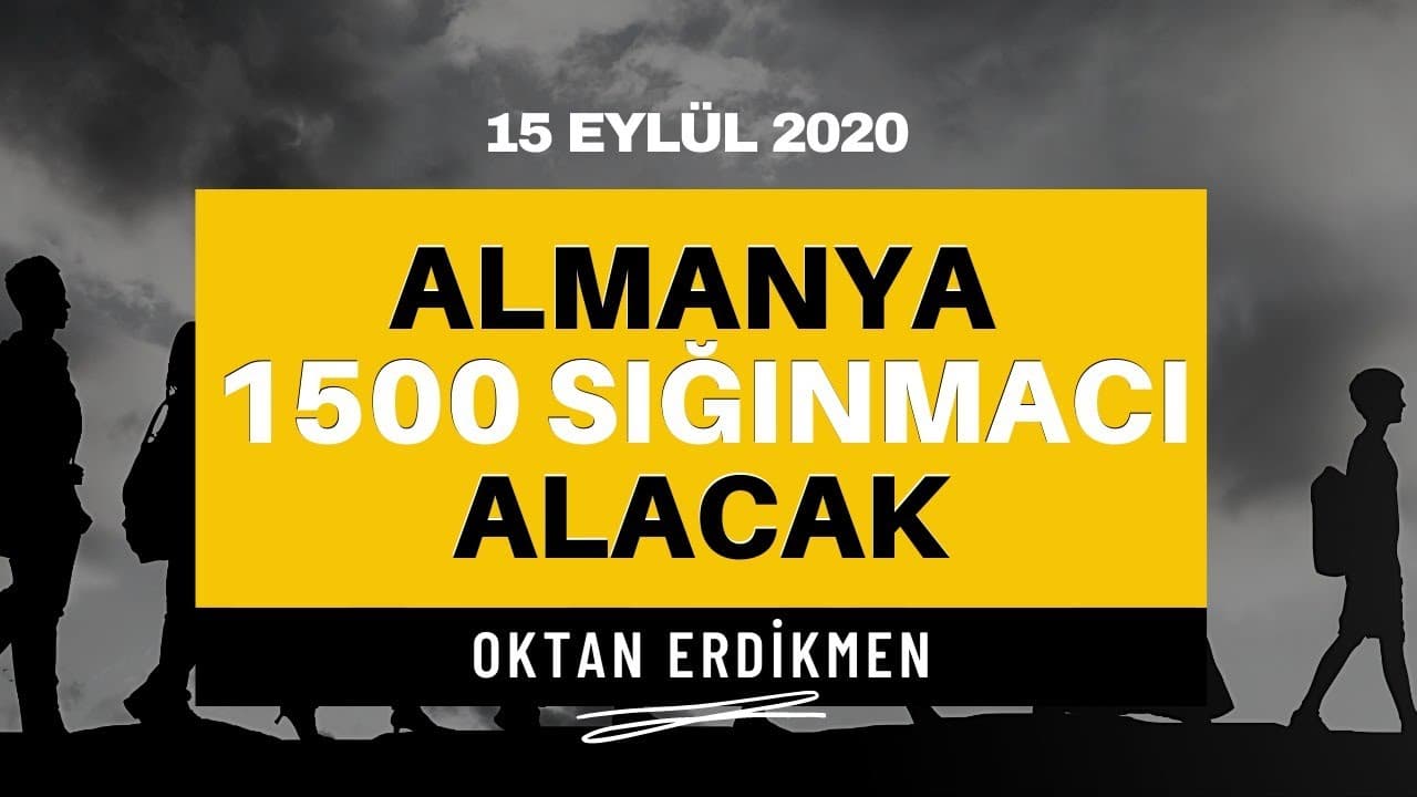 Almanya 1500 sığınmacı alacak