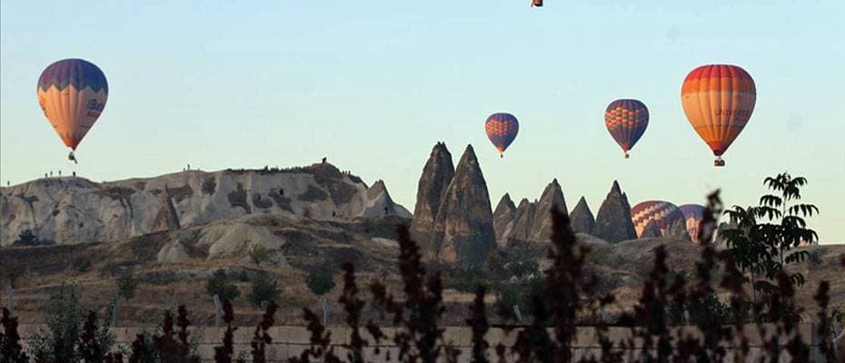 Kapadokya'yı kasımda 87 bin 700 turist gezdi