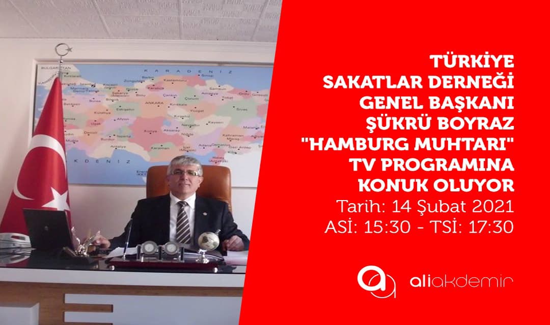 Şükrü Boyraz "Hamburg Muhtarı" Programına Konuk Oluyor