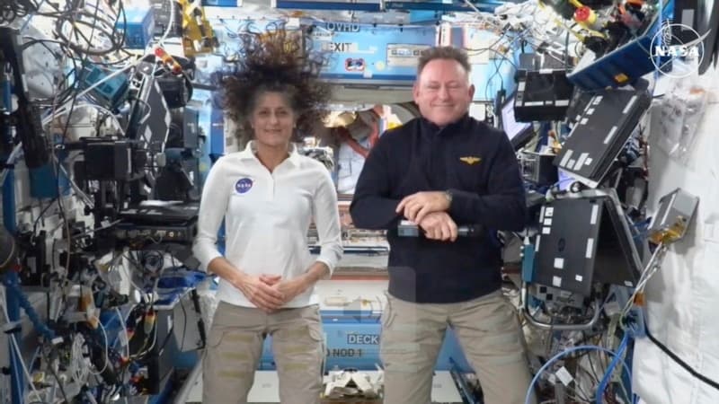 Bir haftalığına uzaya gidip mahsur kalan NASA astronotları uzayda altıncı ayı doldurdu