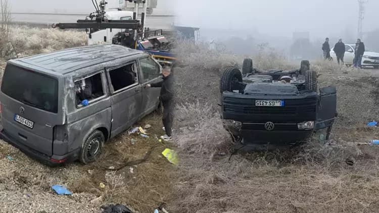Almanya’dan yola çıkan Gür ailesi Ankara’da kaza yaptı