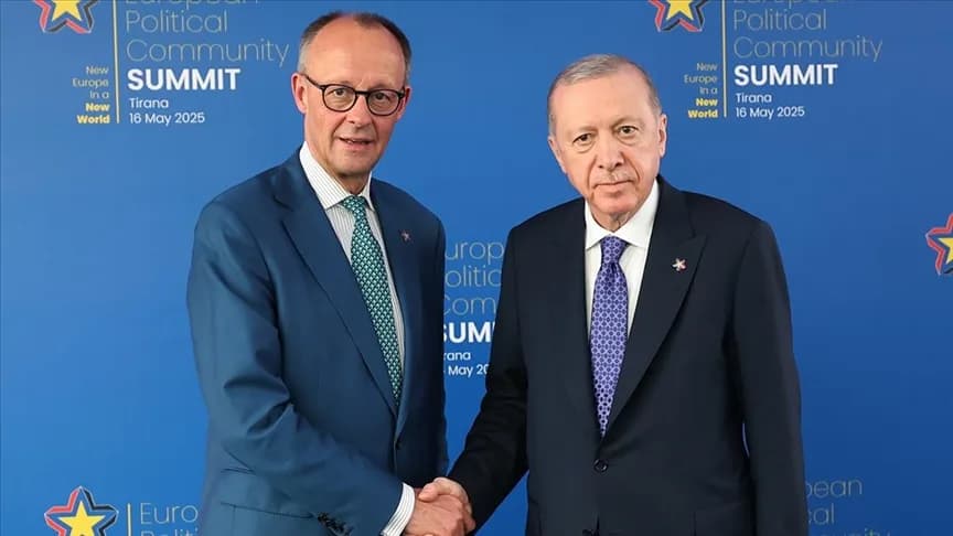 Erdoğan, Merz ile telefonda görüştü