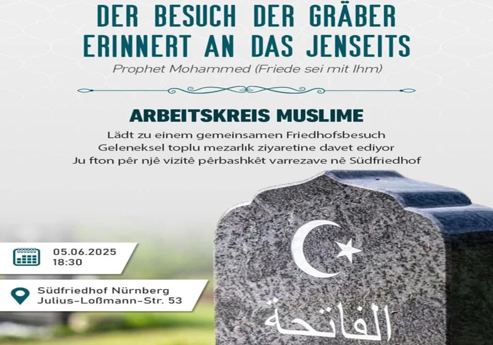 Nürnberg ve Fürth’de Müslüman kabristanları ziyaret edilecek