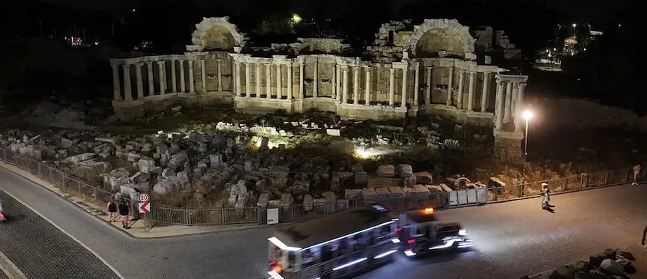 Gece müzeciliği Antalya’daki antik kentleri daha da canlandırdı