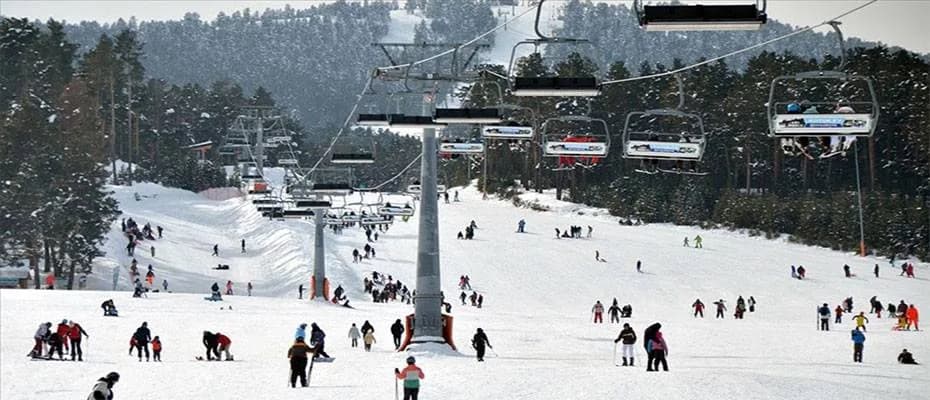 Sarıkamış Kayak Merkezi suni karlama sistemiyle sezona hazır