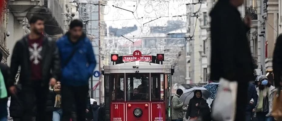 İstiklal Caddesi 2025’te 107 milyon ziyaretçiyle rekor kırdı