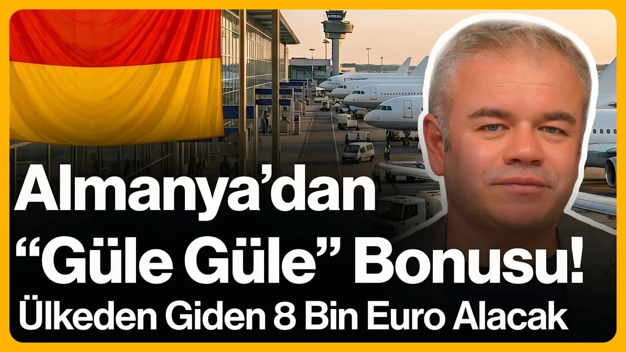 Almanya'dan Gidene 8000 Euro Verilecek...