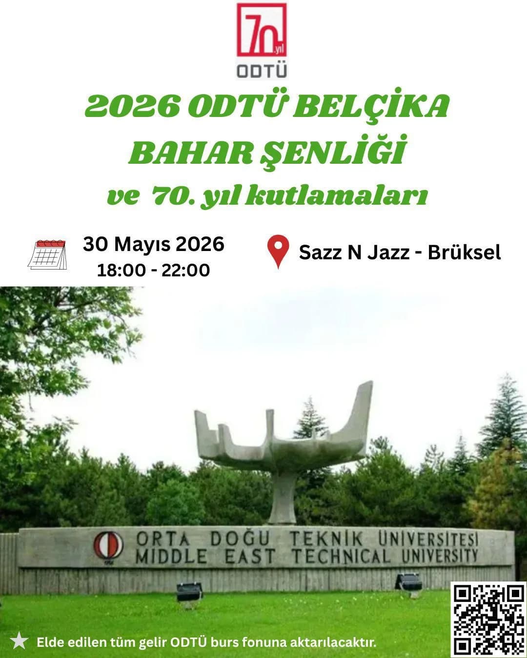 ODTÜ Bahar Şenliği Geleneği Brüksel’de Yaşatılıyor