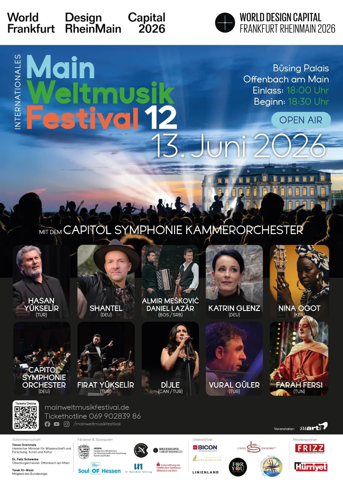 Main kıyısında uluslararası müzik festivali