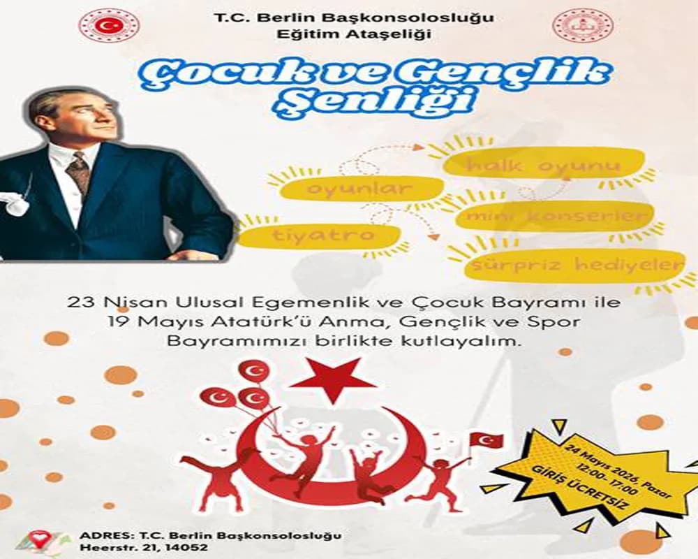 Berlin’de Çocuk ve Gençlik Şenliği Coşkusu