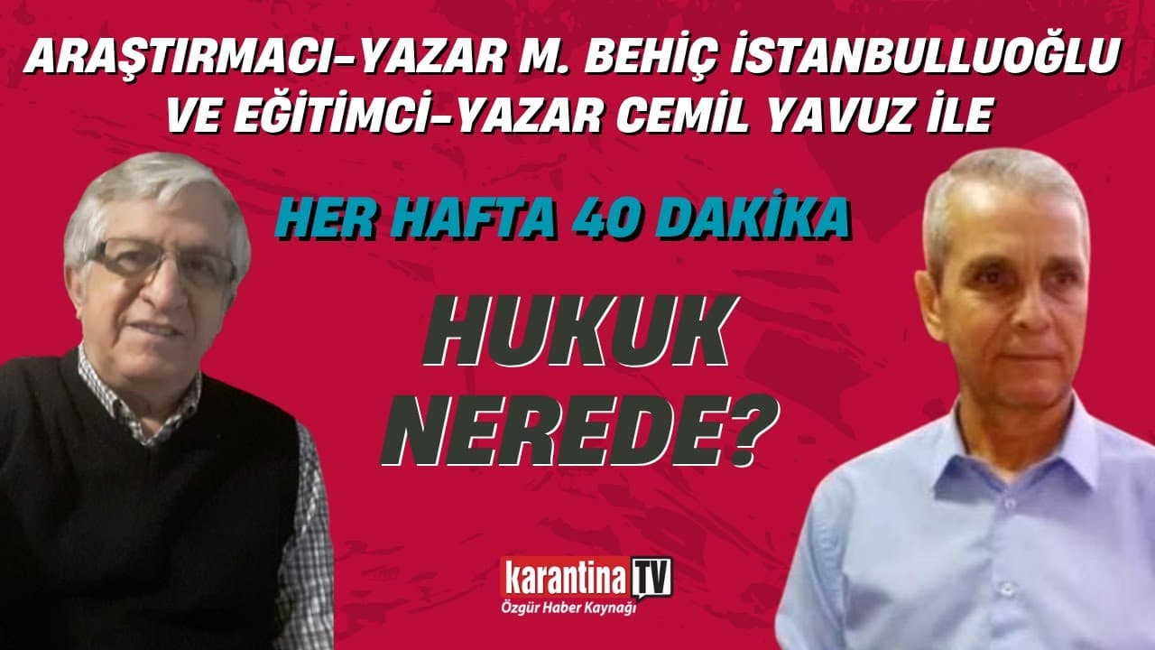 Hukuk nerede?