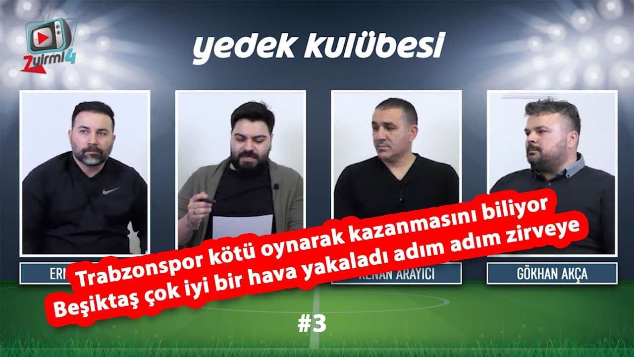 Beşiktaş çok iyi bir hava yakaladı, Trabzonspor kötü oynayarak kazanıyor