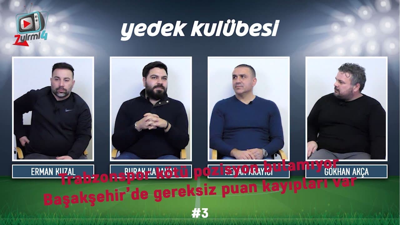 ''Trabzonspor pozisyon bulamıyor, Başakşehir'de gereksiz puan kayıpları yaptı''