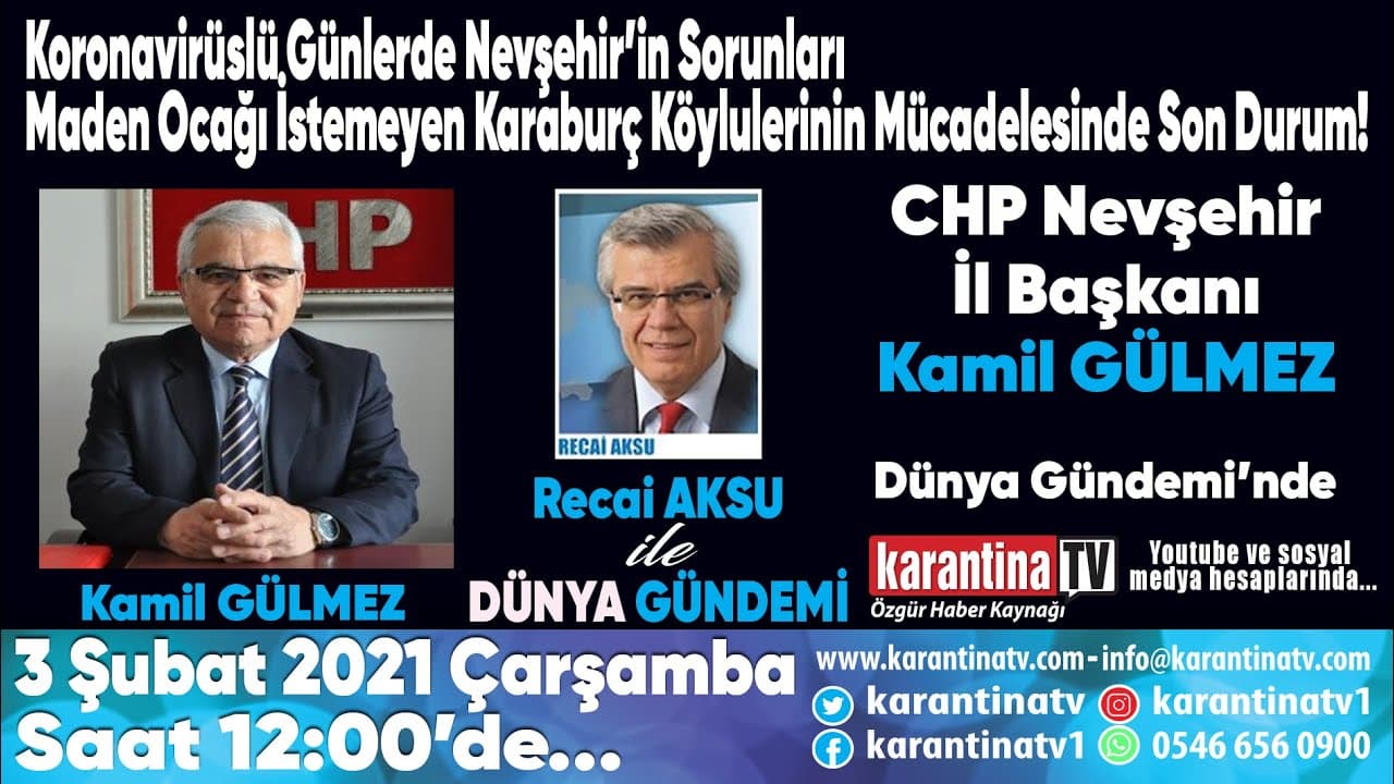Koronvirüslü günlerde Nevşehir'in sorunları