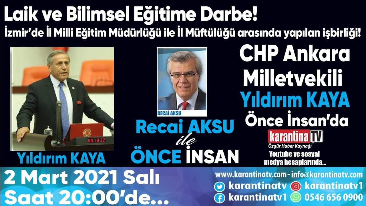 Laik ve Bilimsel Eğitime Darbe!