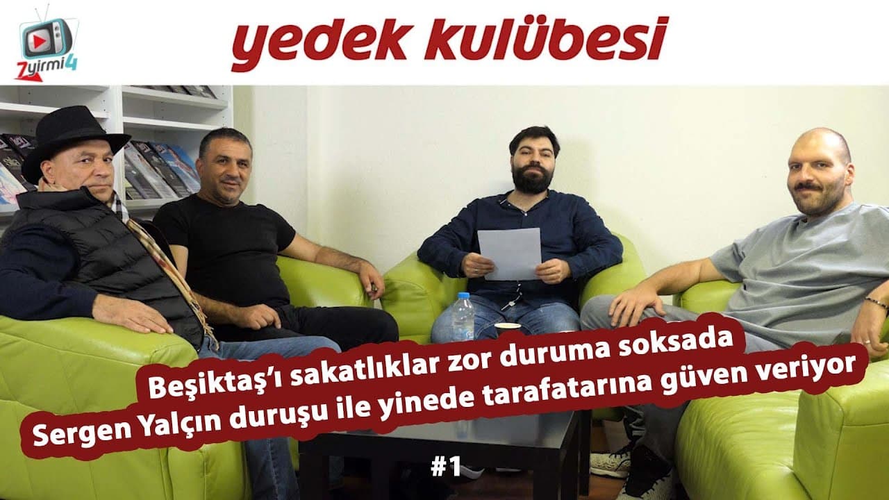 Beşiktaş'ta çok sakatlık var ama Sergen Yalçın dert yanmıyor