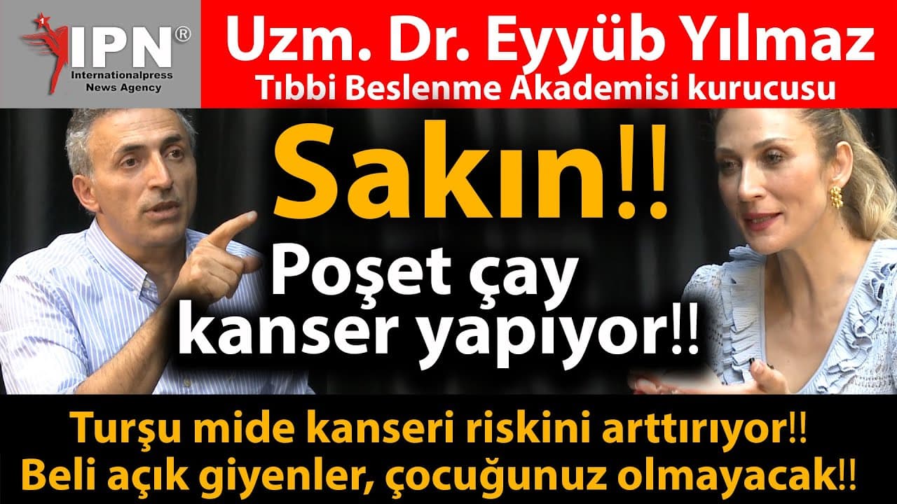 Poşet çay kanser yapıyor